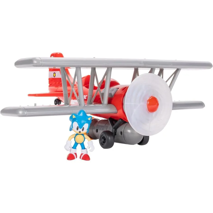 Sonic Biplano Tornado con Luci e Suoni – JAKKS Pacific - immagine 5