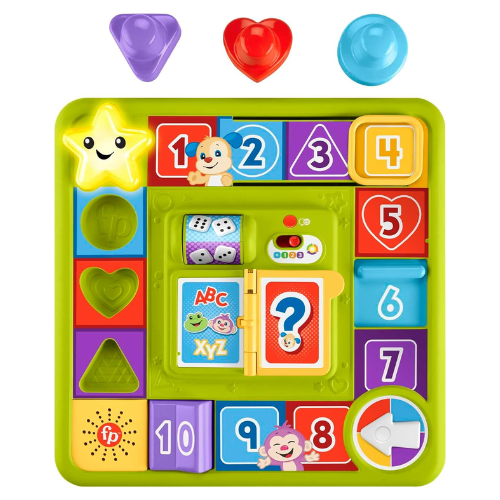 Tabellone Interattivo di Cagnolino Fisher-Price: 40 Canzoncine e 3 Livelli di Apprendimento per Bambini 9-36 Mesi - immagine 2