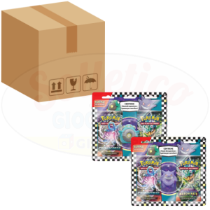 Pokémon Blister 2 Buste con Gomma per Cancellare | Confezione 12 Blister | Gengar o Bellibolt