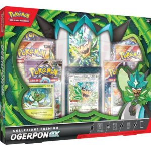 Collezione Premium Ogerpon EX Maschera Turchese Teracristal – Offerte Pokemon GCC