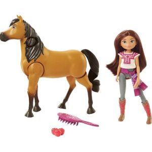 Lucky e Spirit – Bambola Lucky con Cavallo e Accessori – Mattel | 35,5cm x 9cm x 30,5cm