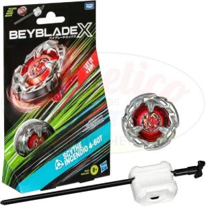BeybladeX Scythe Incendio 4-60T: La Trottola Perfetta per il Sistema Xtreme Dash e le Blade Battles