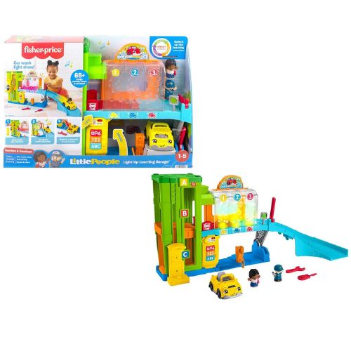 Fisher-Price Little People Autolavaggio: Playset Interattivo con Luci, Suoni e Smart Stages