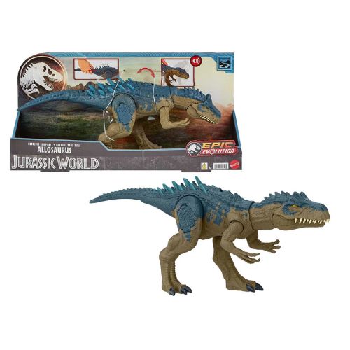 Jurassic World Allosauro Furia Spietata: Action Figure con Realtà Aumentata per Bambini 4