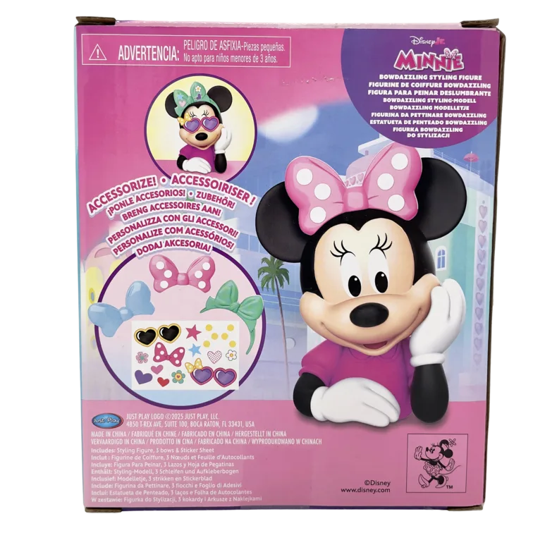 Disney Junior Minnie – Styling Figure con Accessori Intercambiabili – Just play Products| 14 cm x 9 cm x 16 cm - immagine 3