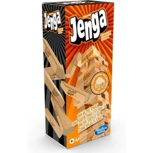 Jenga Originale Hasbro – Sfida di Mattoncini per Tutta la Famiglia