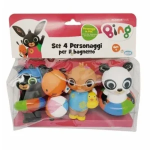 Set Bagnetto Bing con 4 Personaggi Galleggianti