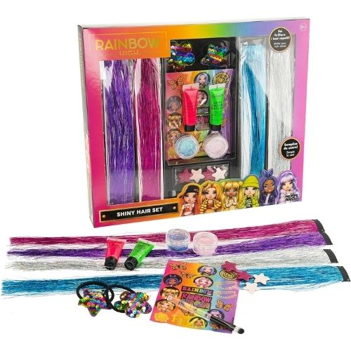 Rainbow High Shiny Hair Set – Look Colorati per Bambine