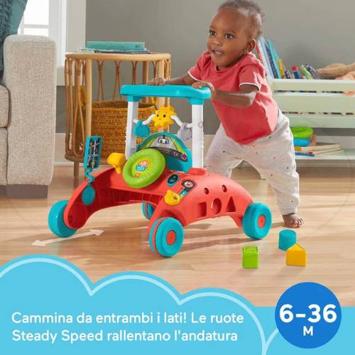 Fisher-Price Primi Passi al Volante | Giocattolo Educativo per Neonati - immagine 5