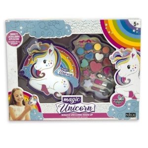 Trousse Unicorno Make-Up Bambina | Trucchi Sicuri e Colorati