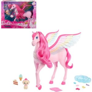 Barbie Mattel Fairytale Touch of Magic Pink Pegasus: Luci, Suoni e Magia!