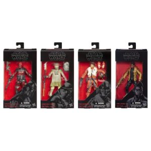 Star Wars The Black Series – Action Figures Assortite: Finn, Poe, Zuvio, Guavian