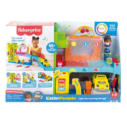 Fisher-Price Little People Autolavaggio: Playset Interattivo con Luci, Suoni e Smart Stages - immagine 5