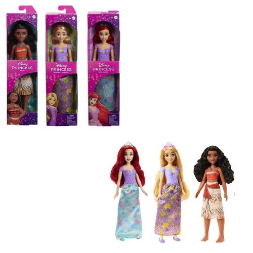 Bambole Disney Princess 2025: Ariel, Rapunzel e Vaiana da 30 cm - immagine 2