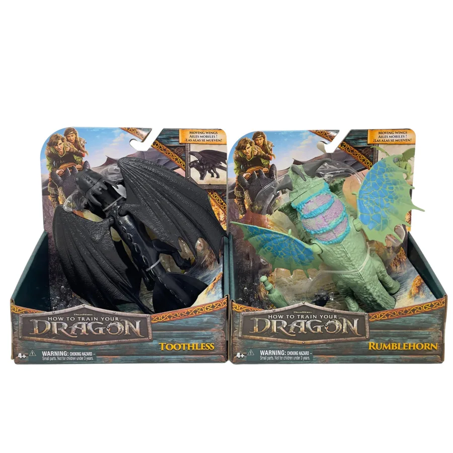 Dragon Trainer Modellini Draghi Base Assortiti – How to train your dragon – Spin Master | 17 x 16 x 6 cm - immagine 2