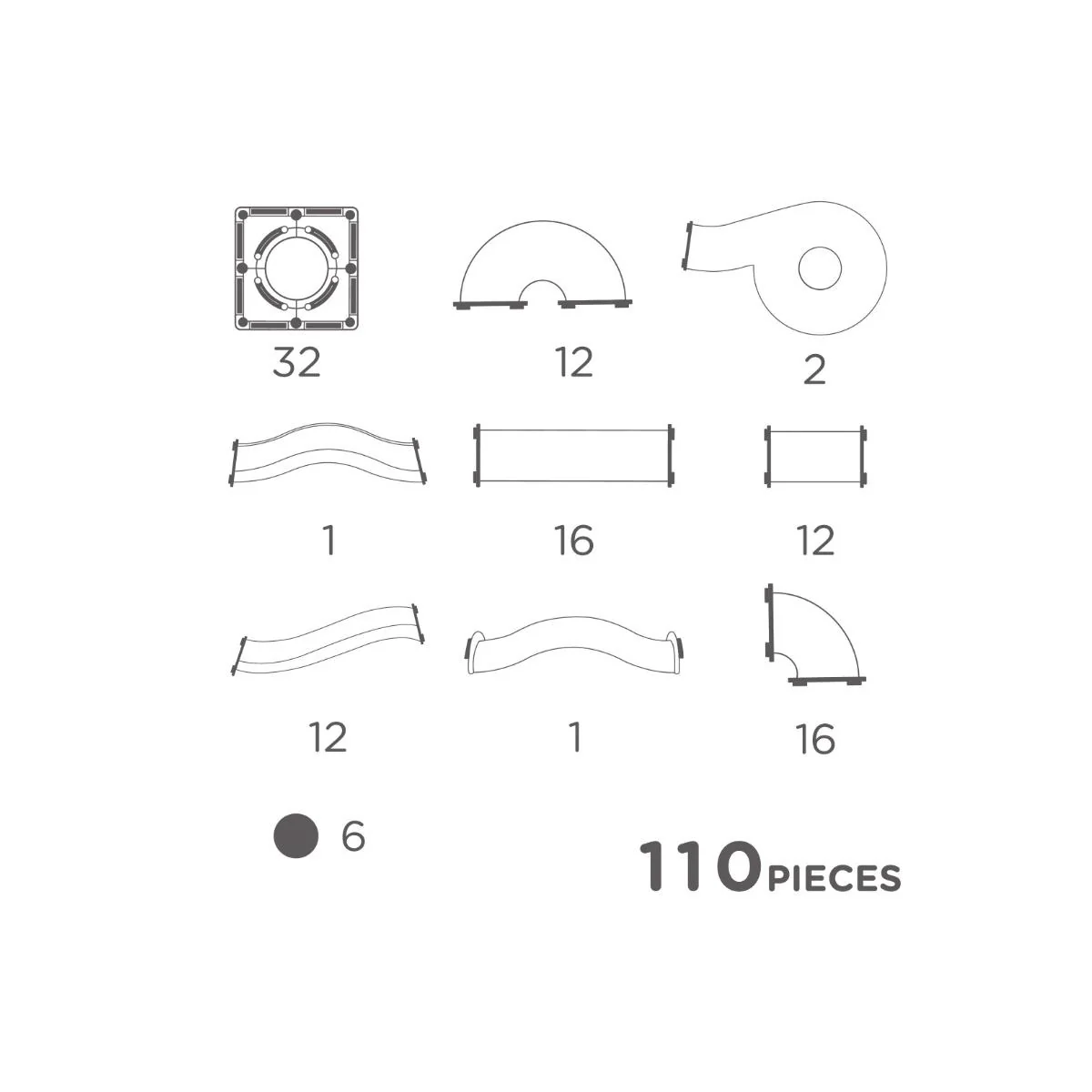 Clever Clixx - 110 Pezzi – Costruzioni Magnetiche Pastello - immagine 7