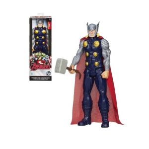 Thor 30 cm: Action Figure Marvel con Mjolnir, Il Dio del Tuono
