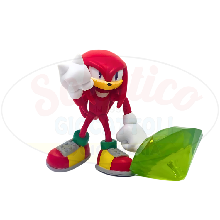 Knuckles Sonic The Hedgehog Action Figure – Giocattolo da Collezione per Bambini - immagine 5