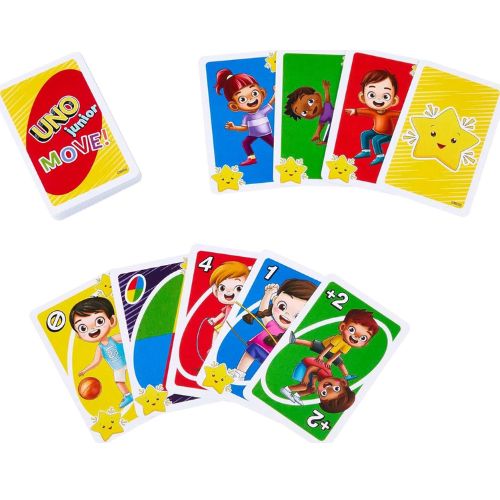 UNO Junior Move! Gioco di Carte per Famiglie Scatenate - immagine 3