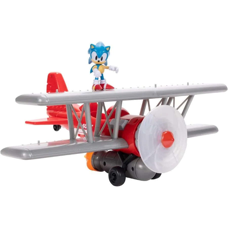 Sonic Biplano Tornado con Luci e Suoni – JAKKS Pacific - immagine 9