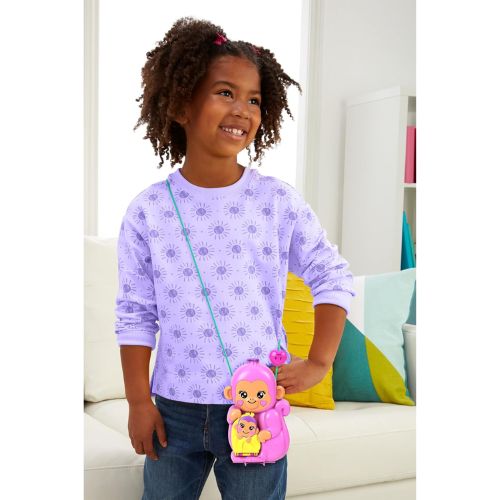 Polly Pocket Borsetta Assortita: Cavalluccio Marino o Mamma Scimmia – Scopri il Playset 2-in-1 - immagine 9