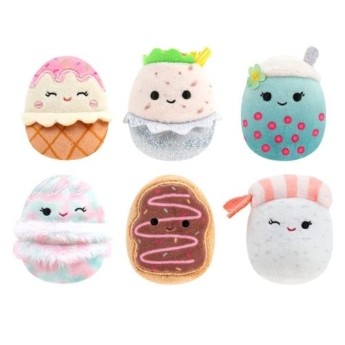 Squishmallows Varsity Squad – Set 6 Mini Peluche da Collezione - immagine 3