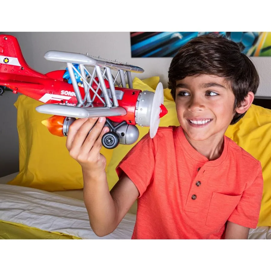 Sonic Biplano Tornado con Luci e Suoni – JAKKS Pacific - immagine 8