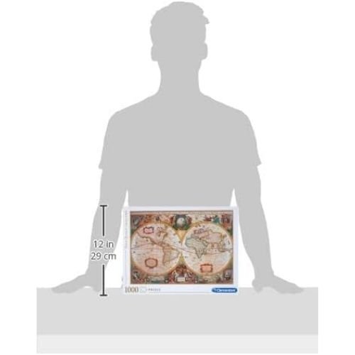 Clementoni Puzzle Mappa Antica 1000 Pezzi | Eleganza Vintage - immagine 4