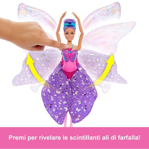 Barbie Ali Scintillanti: Trasformazione 2 in 1 da Ballerina a Farfalla! - immagine 5