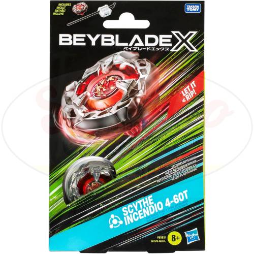 BeybladeX Scythe Incendio 4-60T: La Trottola Perfetta per il Sistema Xtreme Dash e le Blade Battles - immagine 4