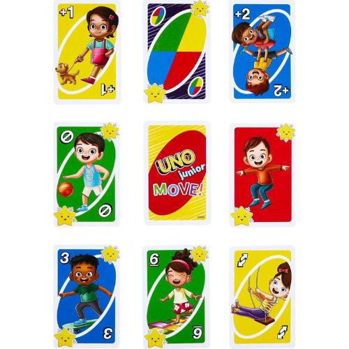 UNO Junior Move! Gioco di Carte per Famiglie Scatenate - immagine 4