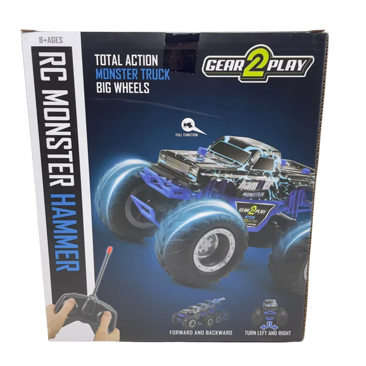 Veicolo Radiocomandato RC Monster Hammer – Gear2Play | 20,5cm x 13,5cm x 23,5 cm - immagine 4