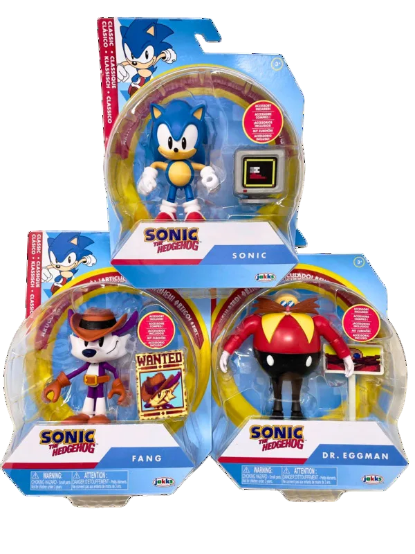 Sonic The Hedgehog Action Figure 10cm – Assortito – Wave 12 | 16cm x 8cm x 21cm - immagine 2