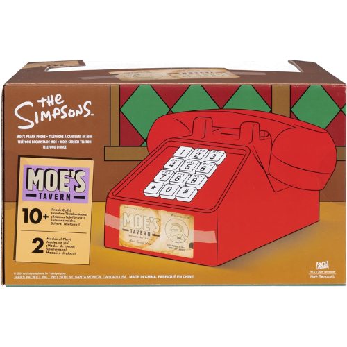 The Simpson – Telefono di Moe per Scherzi Telefonici – JAKKS Pacific | 16,5cm x 28cm x 23cm - immagine 4