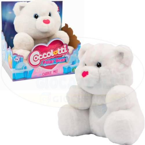 Peluche Interattivo Coccolotti Polar Bear – Giochi Preziosi | 23cm x 15,5cm x 23cm