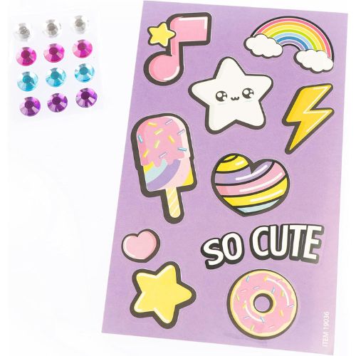 Girabrilla Diario Fluo con Paillettes e Stickers - immagine 5