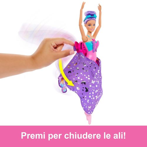 Barbie Ali Scintillanti: Trasformazione 2 in 1 da Ballerina a Farfalla! - immagine 7