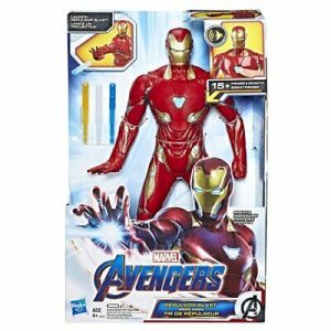 Iron Man 38 cm – Action Figure Con Effetti Sonori e Repulsor Jet