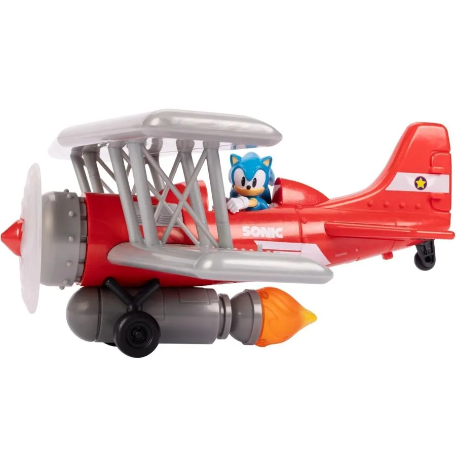 Sonic Biplano Tornado con Luci e Suoni – JAKKS Pacific - immagine 7