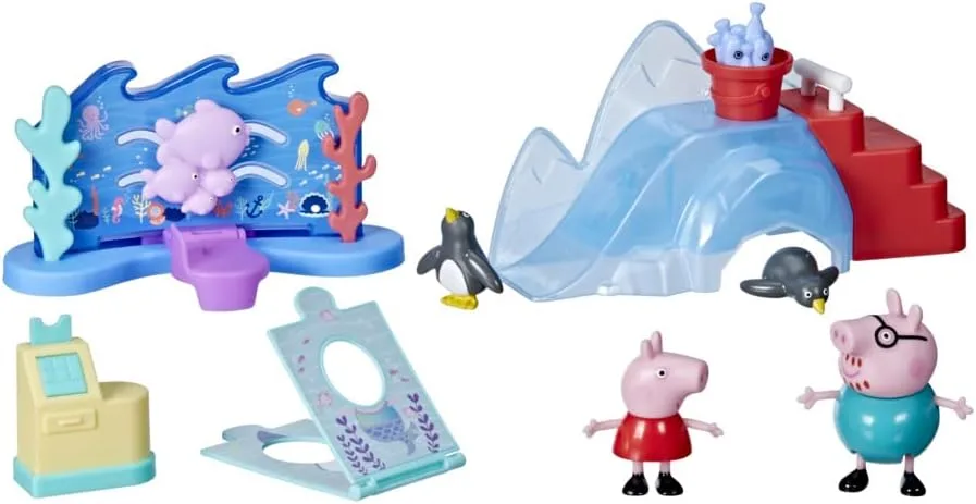 Peppa Pig all’Acquario – Playset – Hasbro | 8,1cm x 30,48cm x 25,4cm - immagine 2
