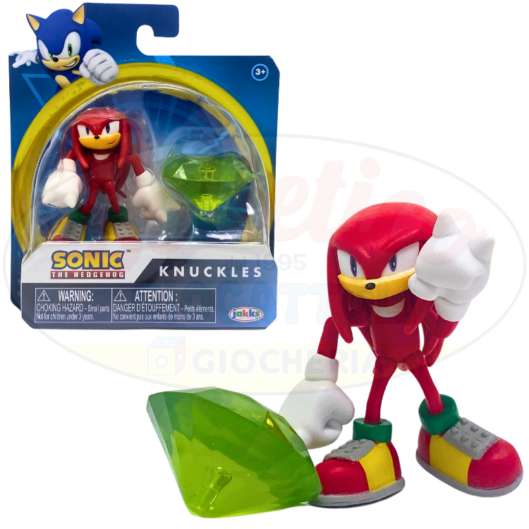 Knuckles Sonic The Hedgehog Action Figure – Giocattolo da Collezione per Bambini