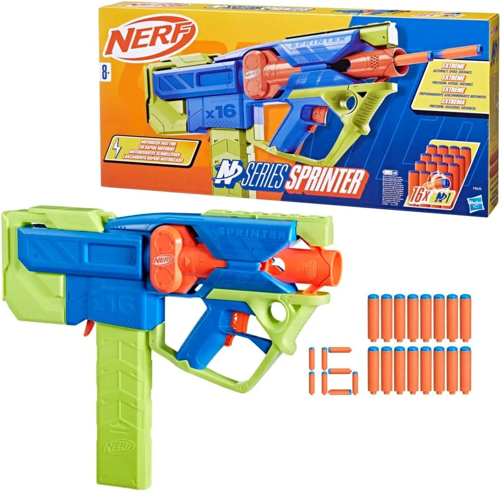 Nerf N series SPRINTER – Hasbro | 56cm x 7cm x 26cm - immagine 3