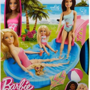Barbie Playset Piscina: Avventura Estiva per Bambine | Gioco Acquatico 3+