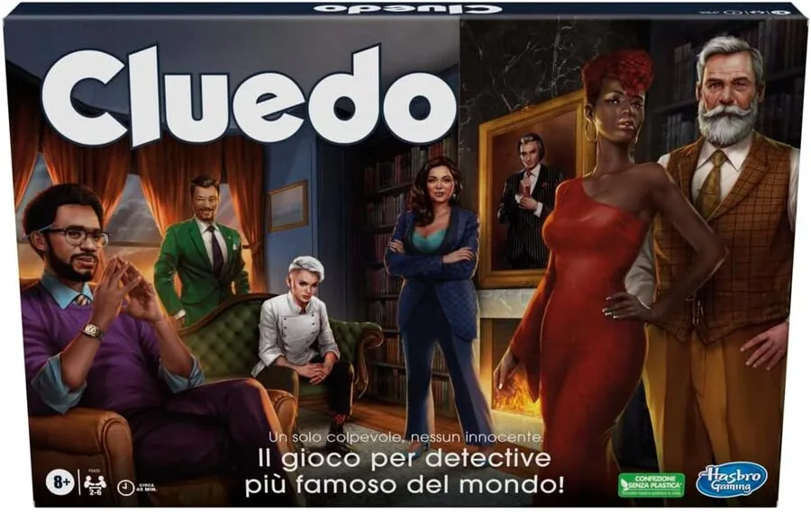 Cluedo 2024 – gioco da tavola rivisitato – Hasbro Gaming | 40cm x 4cm x 27cm