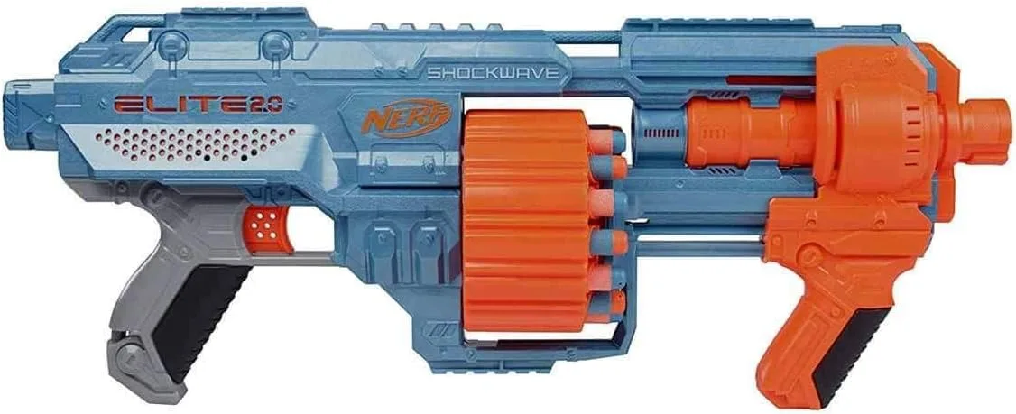 Nerf Elite 2.0 Shockwave RD-15 – Hasbro | 52cm x 21cm x 5cm - immagine 6