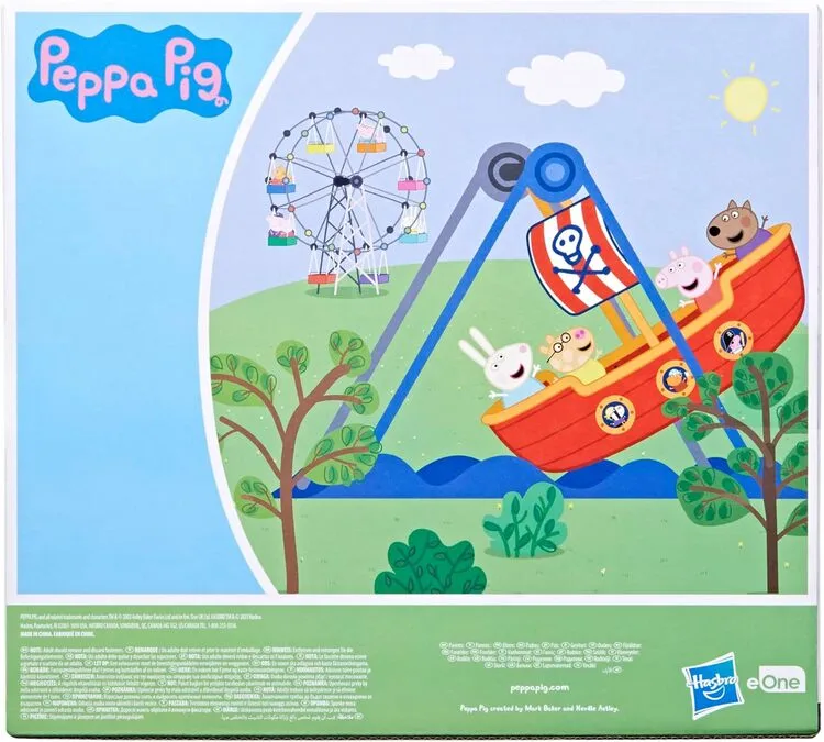 Peppa Pig – La Giostra dei Pirati – Hasbro | 30,5cm x 8cm x 27 cm - immagine 8