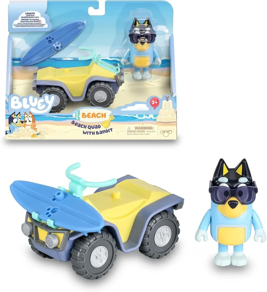 Bluey Quad da Spiaggia – Giochi preziosi | 22cm x 8cm x 16,5cm