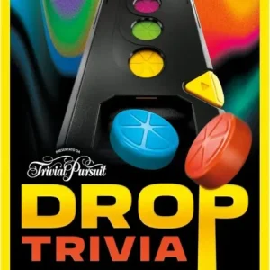 Drop Trivia – Gioco di Società Elettronico Ispirato a Trivial Pursuit | 27cm x 18cm x 4 cm