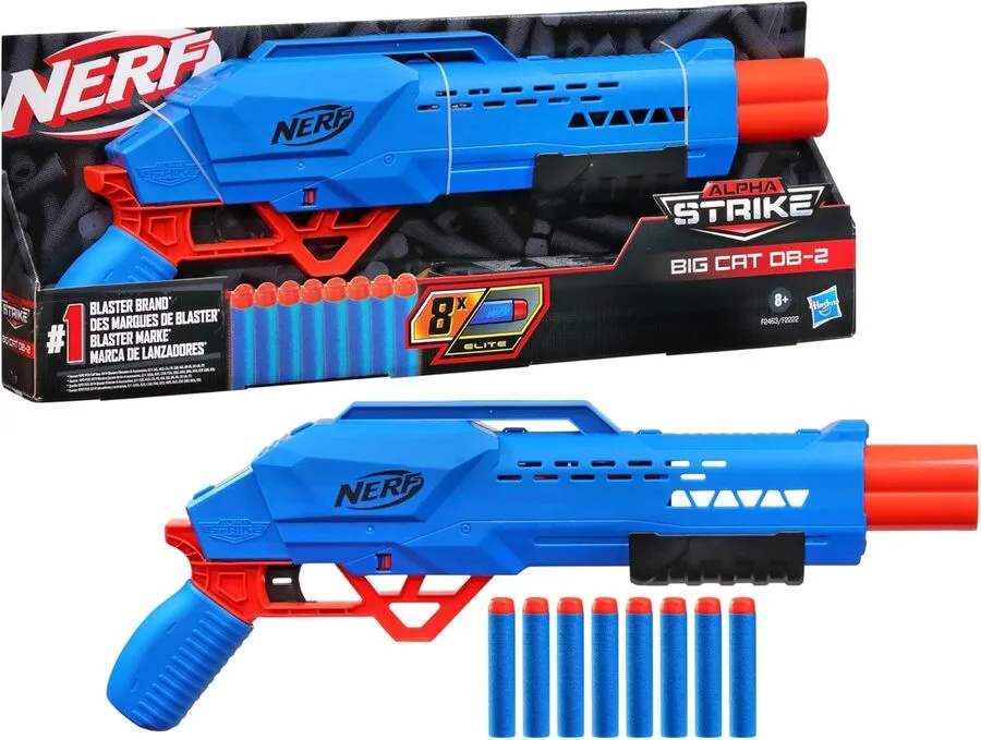Nerf Alpha Strike Big Cat DB-2 – Hasbro | 51cm x 5cm x 20cm - immagine 3
