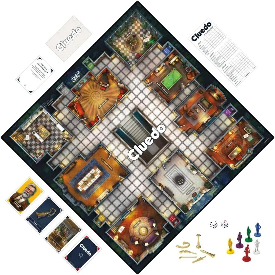 Cluedo 2024 – gioco da tavola rivisitato – Hasbro Gaming | 40cm x 4cm x 27cm - immagine 5